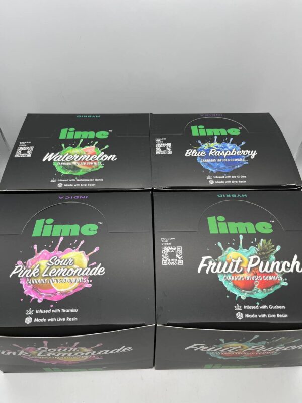 Lime Gummy Candy Flavor Mix